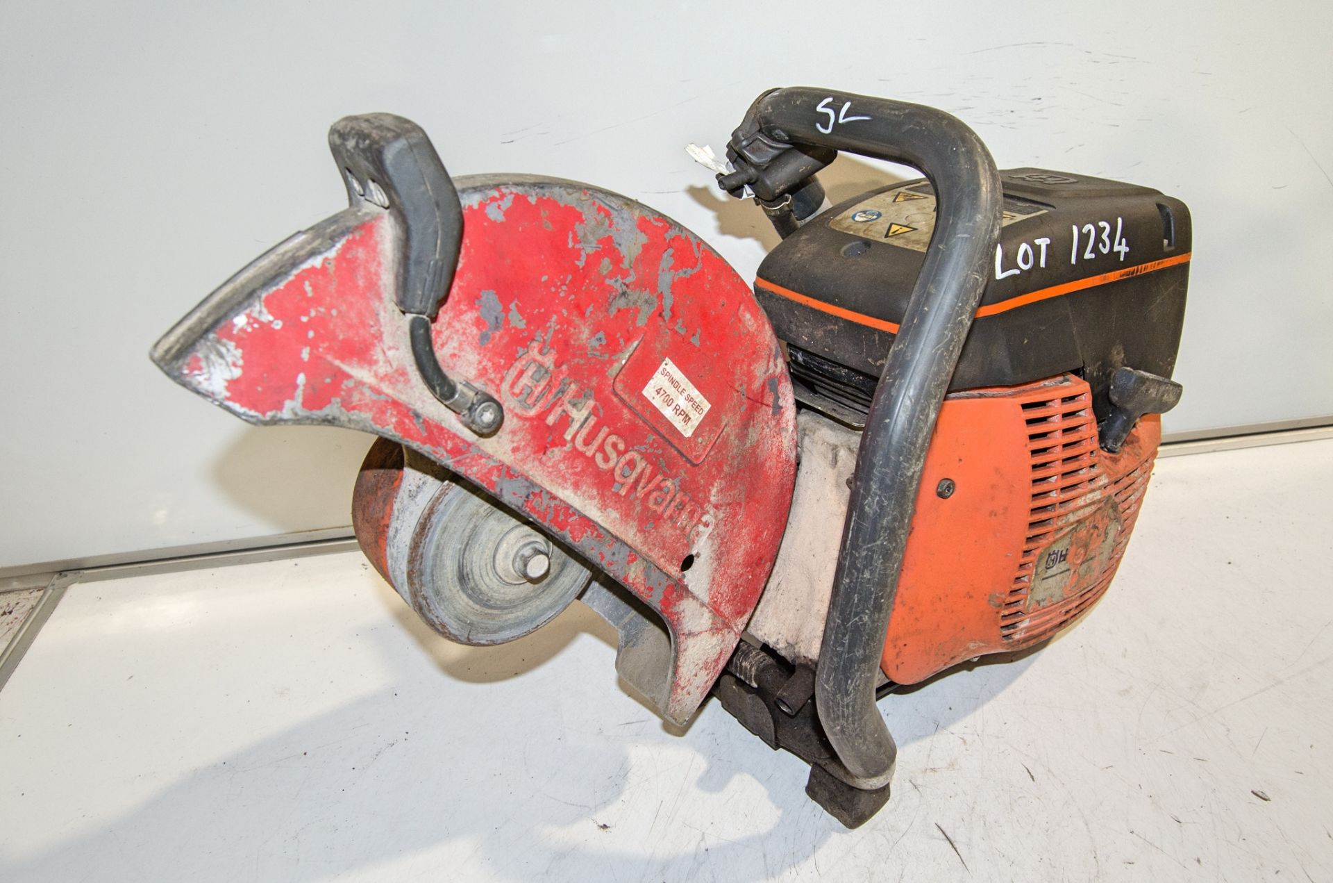 Husqvarna petrol driven cut off saw