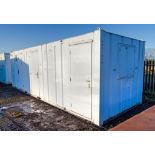 24ft x 9ft steel anti-vandal welfare site unit Comprising of: canteen area, office, toilet &