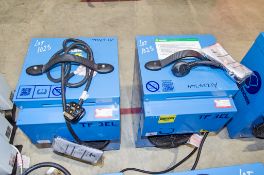 2 - El-Bjorn TF3EL 240v fan heaters A1234364, A1169040