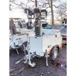 SMC TL90 diesel driven 4 head LED fast tow mobile lighting tower Year: 2017 S/N: T901713823 Recorded