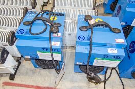 2 - El-Bjorn TF3EL 240v fan heaters A1229817, A1291926