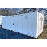 24ft x 9ft steel anti-vandal welfare site unit Comprising of: canteen area, office, toilet &