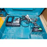 Makita DTD152 18v cordless screw gun c/w battery, charger and carry case A382884