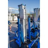 Genie SLA20 manual material hoist c/w forks A68?