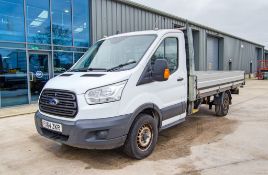 Ford Transit 350 LWB 2198cc diesel 6 speed manual dropside pick up Registration Number: FX64 ZKR