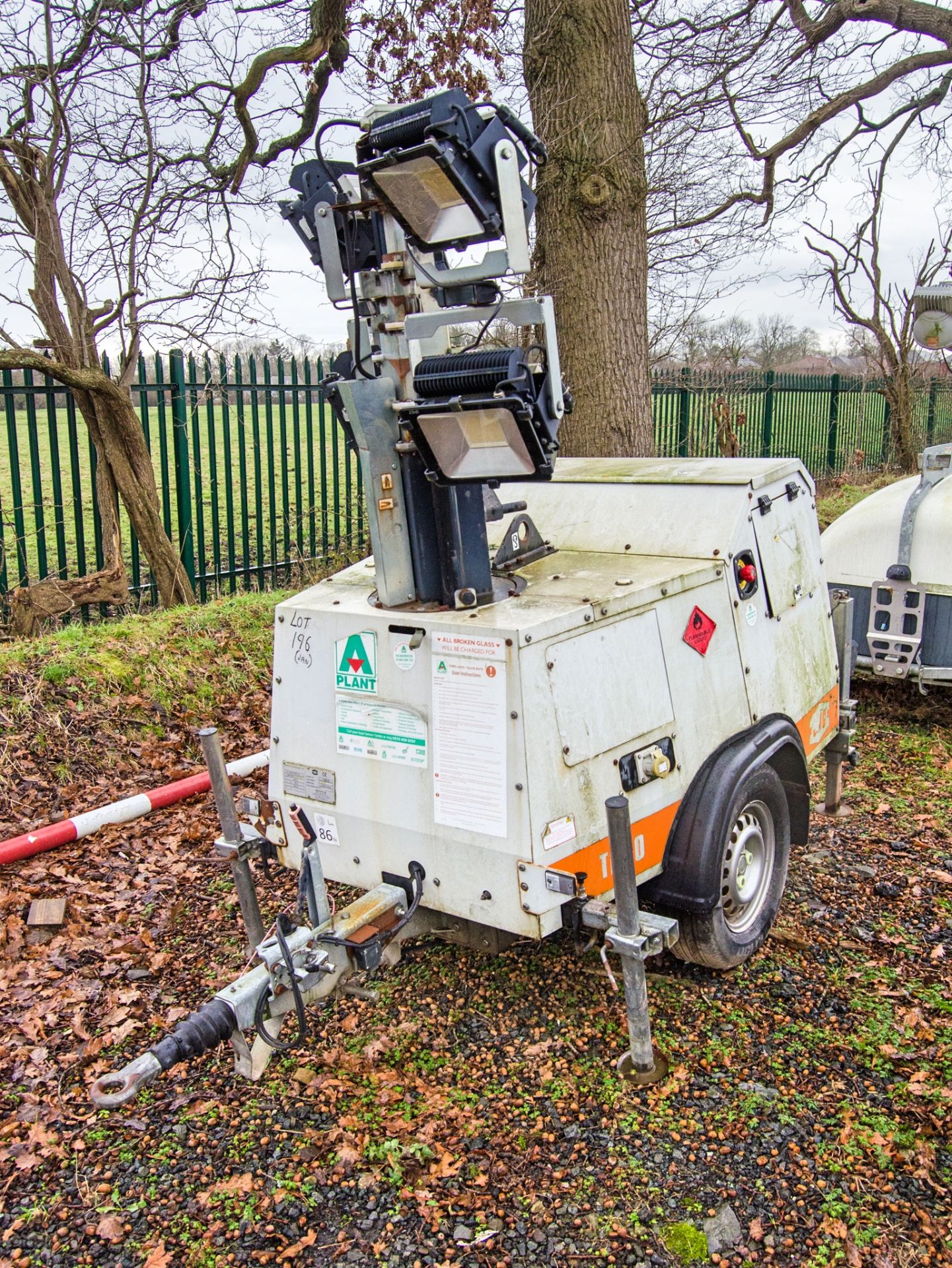 SMC TL-90K LED diesel driven LED fast tow lighting tower  Year: 2017  S/N: T901713805  Recorded