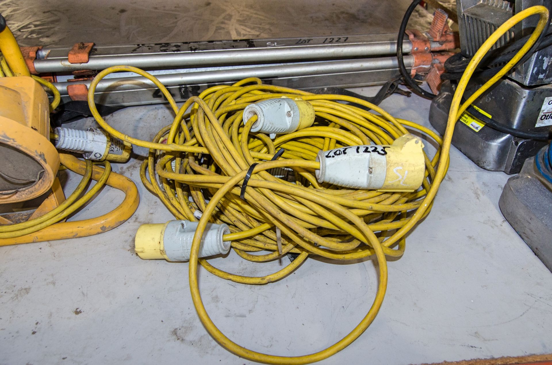 3 - 110v extension leads