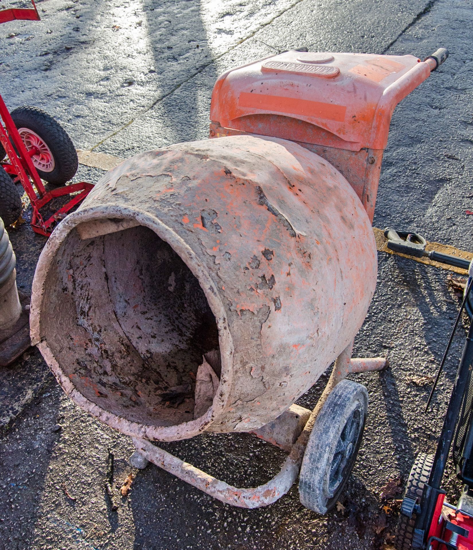 Belle Minimix 150 petrol driven cement mixer A677943