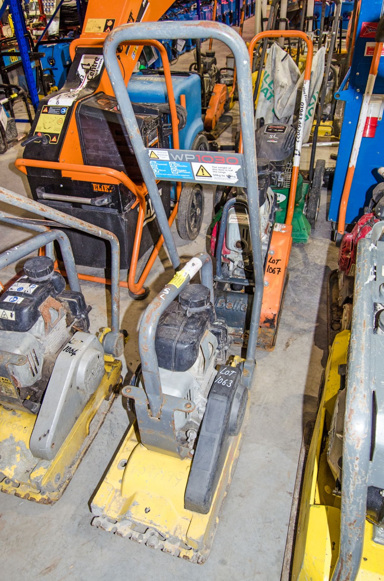 Wacker Neuson WP1030 petrol driven compactor plate