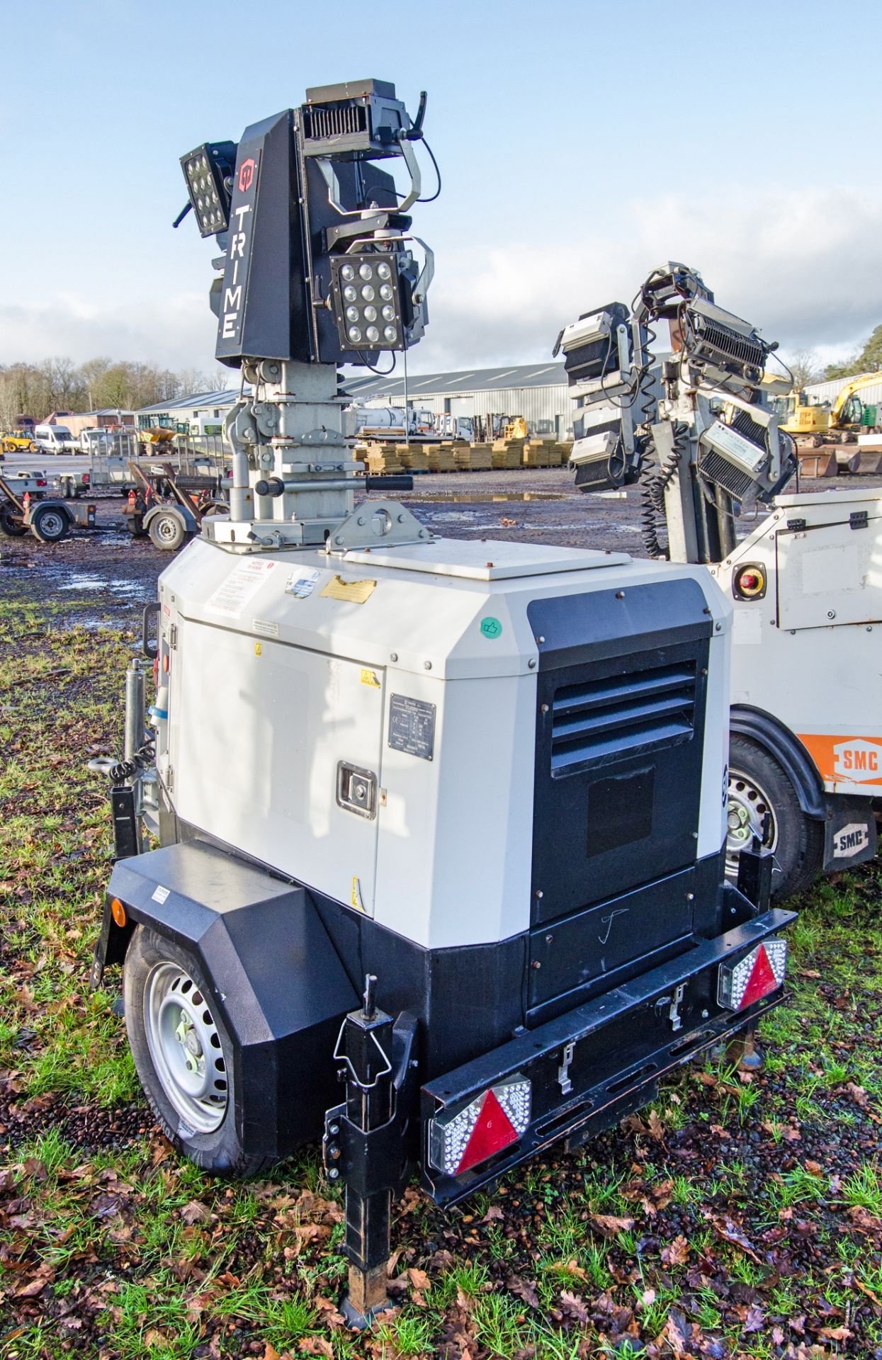 Trime X-ECO-battery electric 4 head LED fast tow mobile lighting tower Year: 2020 S/N: 650200017 - Image 4 of 9