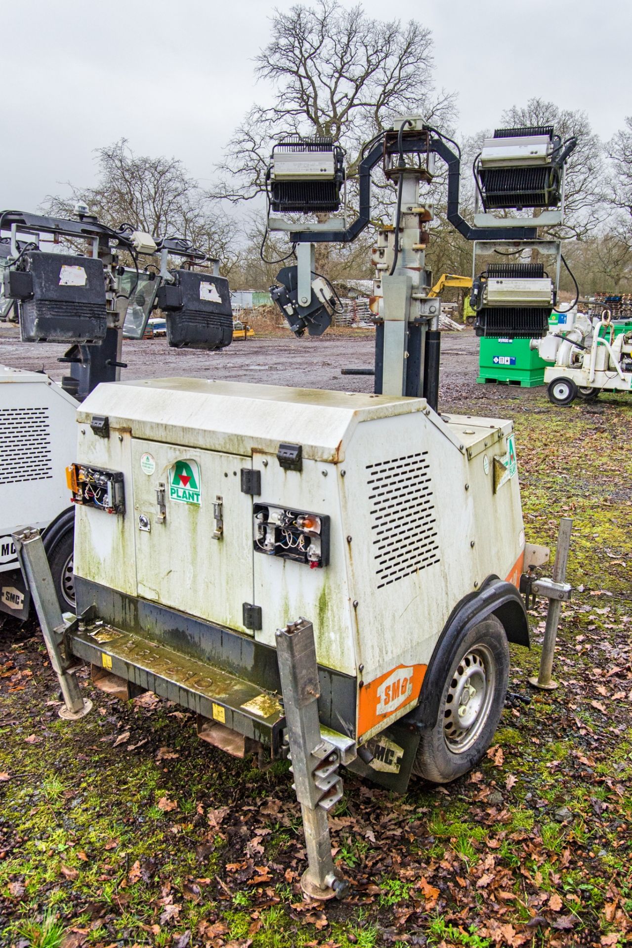 SMC TL-90K LED diesel driven LED fast tow lighting tower  Year: 2017  S/N: T901713803  Recorded - Image 3 of 9