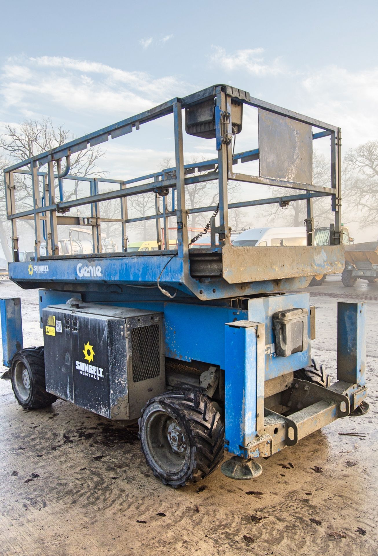 Genie GS3369 RT diesel driven scissor lift access platform Year: 2016 S/N: 16F8958 Recorded Hours: - Image 2 of 14