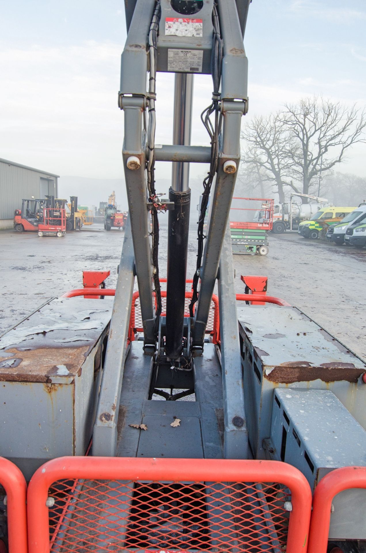 Skyjack SJ6832 RT diesel driven scissor lift access platform Year: 2016 S/N: 37008679 Recorded - Image 9 of 15