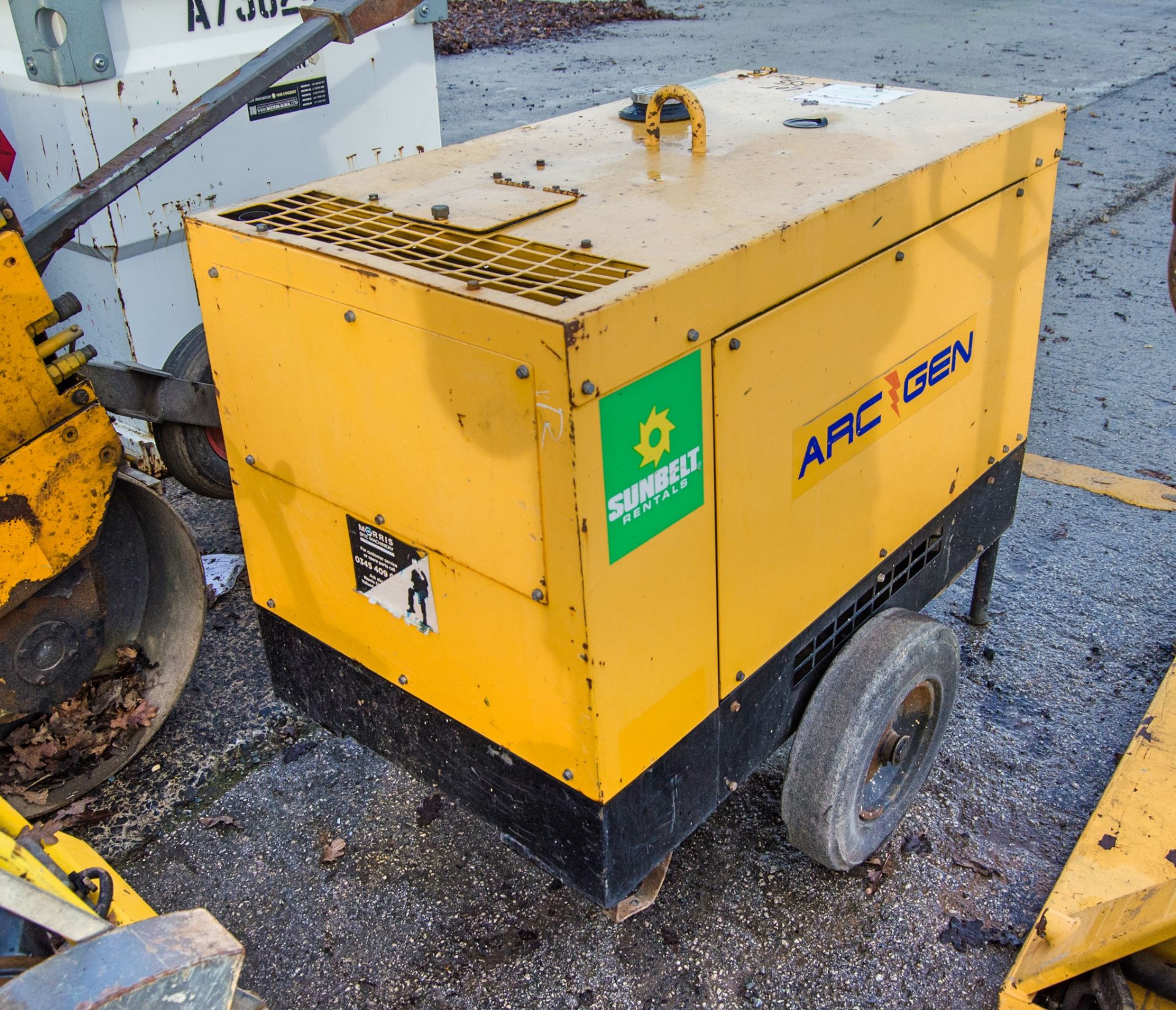 Arcgen Powermaker 6DV 6 kva diesel driven generator Year: 2019 S/N: AG0525 Hours: 3134 A1108511 - Image 2 of 4