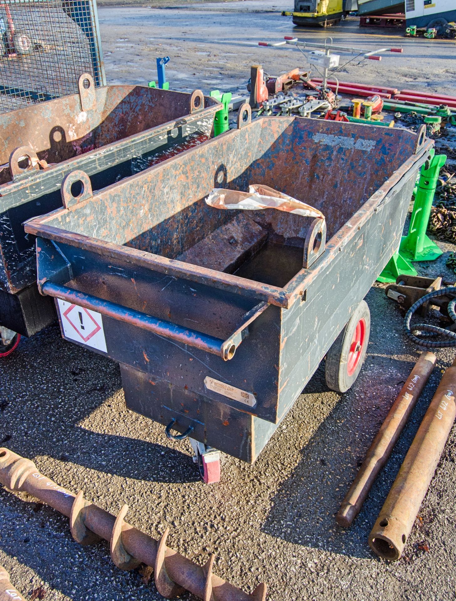 Armorgard steel rubble truck A1088286 - Image 2 of 2