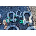 3 - various shackles