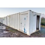 21ft x 9ft steel anti-vandal welfare site unit Comprising canteen area, toilet and generator room