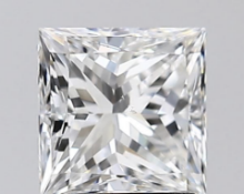 ** ON SALE ** Princess Cut 1.50 Carat ( Natural ) Diamond D Colour VS2 Clarity - EDR Certificate