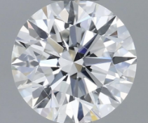 Round Brilliant Cut ( Natural ) Diamond 1.60 Carat F Colour SI1 Clarity - EDR Certificate
