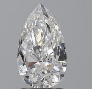 Pear Cut 1.74 Carat ( Natural ) Diamond F Colour SI1 Clarity - EDR Certificate