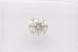 Natural 0.92ct Diamond I1 Clarity Round Brilliant Cut - IGI