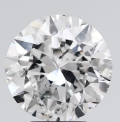 Round Brilliant Cut 5.08 Carat ( Natural ) Diamond F Colour I2 Clarity - EDR Certificate