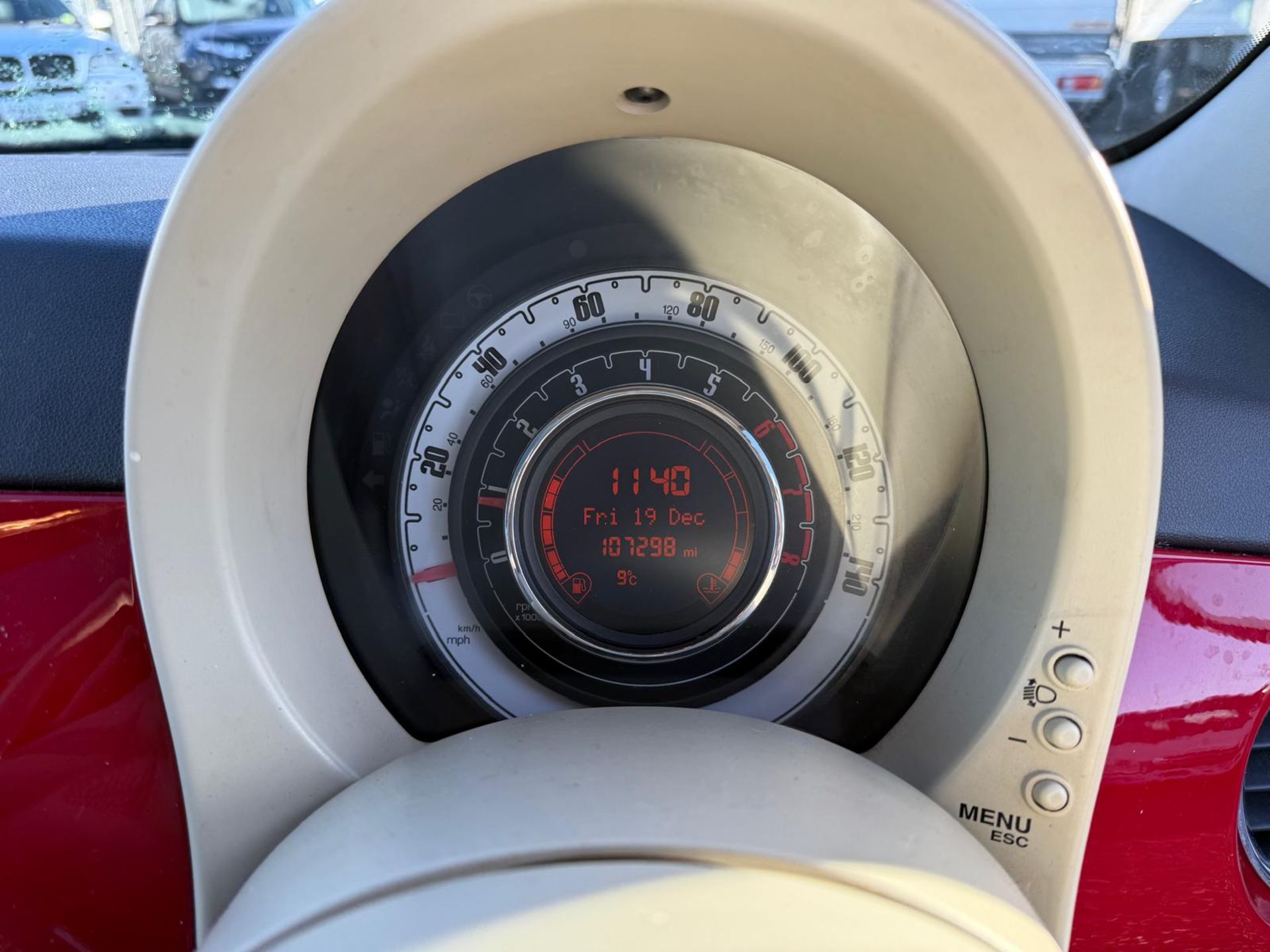 **ON SALE**Fiat 500 1.2 Lounge Hatchback 2008 '58 Reg' Panoramic Glass Roof - ULEZ Compliant - A/C - Image 15 of 16