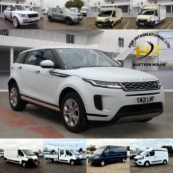 ** Commercial Vehicle & Luxury Car Event ** Range Rover 4.4 SDV8 2014 Vogue - Range Rover Evoque Massive Spec 2021 20,021 Miles ** Over 20+ Lots