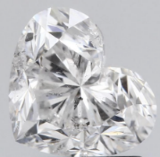 Heart Cut 2.00 Carat ( Natural ) Diamond E Colour I1 Clarity HRD Certificate