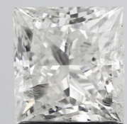 Princess Cut 1.51 Carat ( Natural ) Diamond I Colour I1 Clarity - IGI Certificate