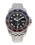 Rolex GMT Master II Oyster Perpetual OysterSteel '2023 Year' Box & Card ( Verified )