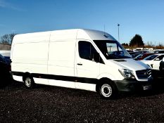Mercedes Benz Sprinter 314 CDI BlueTec L3 H3 2016 '66 Reg' ULEZ Compliant