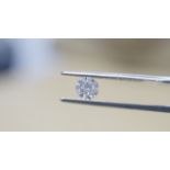 Round Brilliant Cut 0.52 Carat ( Natural Diamond ) I Colour VS2 Clarity GIA Certificate