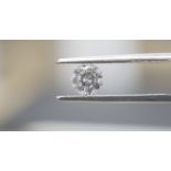 Round Brilliant Cut 0.53 ( Natural Diamond ) G Colour VS2 Clarity GIA Certificate
