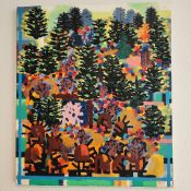 Tayasu Shinji Oil Painting Abstract Series No.19