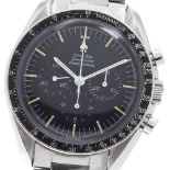 Pre-owned - Omega OMEGA ST105.012 66 Speedmaster 4th Model Cal.321 Track-style Bracelet Manual Windi