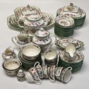 A large quantity of over one hundred and twenty items of Copeland Spode China Rose pattern china
