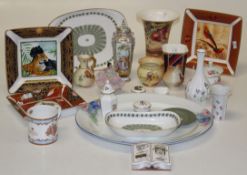 A large mixed lot of predominantly late 20th century ceramics. Including Worcester, Minton and Spode