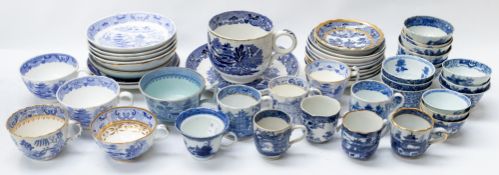 A boxed collection of Ashworths, Ridgway, Machin, Bourne, Miles Mason, Spode Stevenson, Rathbone