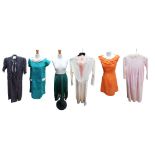 A jade green taffeta skirt, 1950s, with wide tulle hemline, hock fastening waistband, size 14,