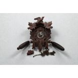 Mid 20th Century cuckoo clock with two weights