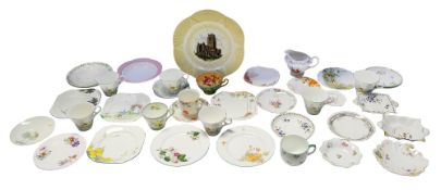 Collection of mid 20th Century Shelley china wares including part tea sets, cups, saucers, plates,