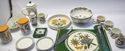 A Quantity of Portmeirion Tea & Dinner wares to include, Dinner Plates , Sandwich Plates, Tureen,