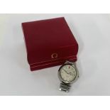 OMEGA, a 1970's Seamaster, Chronometer, Electronic f300 Hz, stainless steel day/date wristwatch, the