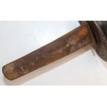 A Meiji period Wakizashi with 56cm blade, bi-coloured metal inlaid pierced tsuba, bound shagreen