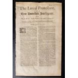 An archive of 17th-18th century British newspapers featuring news from America (including "Address