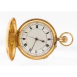 Titanic Interest - A George V 18ct Gold Centre Seconds Hunter Cased Stop Watch