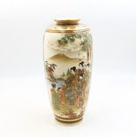 A Japanese Satsuma Vase , early 20th Century, Meiji period, approximate height 24cm, in good