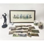 A MIXED LOT OF NORFOLK GOLFING INTEREST POSTCARDS to include Sheringham Golf Links, The Golf Course,