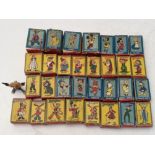 MARX, DISNEYKINS, MID 20th CENTURY, HAND PAINTED PLASTIC FIGURES, comprising 32 (of 34) Disney
